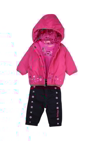 T-shirt - Blauw en roze