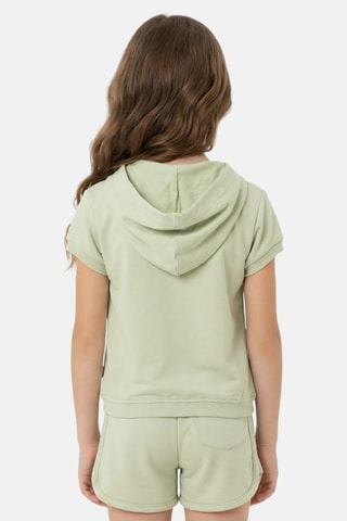 Sweater met Capuchon en Short - Kaki