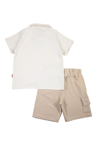 Overhemd en Short  - Beige