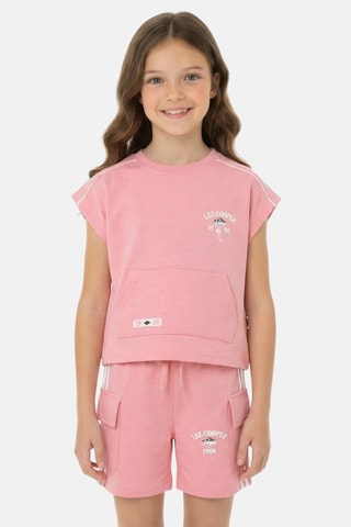 T-shirt en Short - Roze