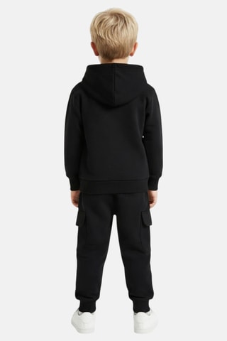 Sweater met Capuchon en Broek - Zwart