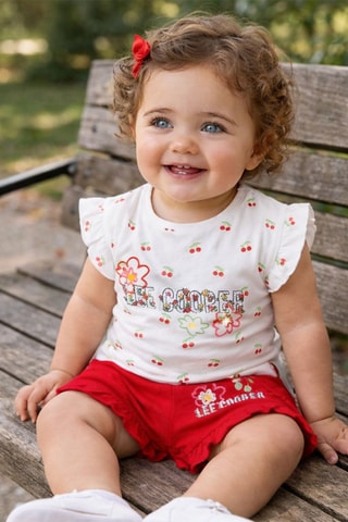 T-shirt en Short - Rood