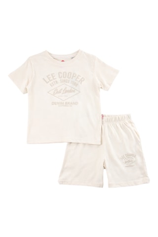 T-shirts e calções - Bege