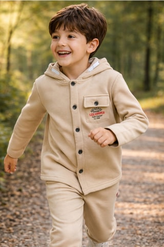 Jasje met Capuchon - Lee Cooper - Beige