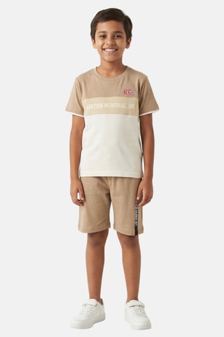 T-shirts e calções - Bege