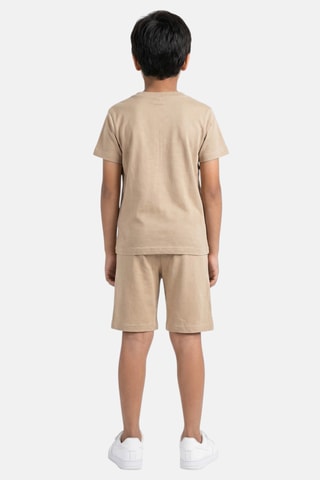 T-shirts e calções - Bege