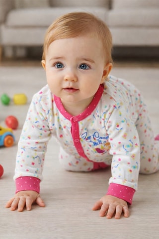 3-delige Set - Wit en roze