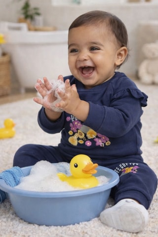 Sweater en Joggingbroek  - Marineblauw