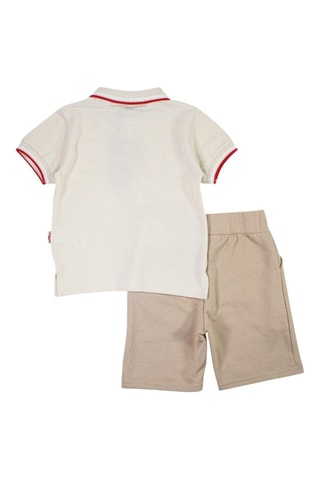 Polo en short  - Beige