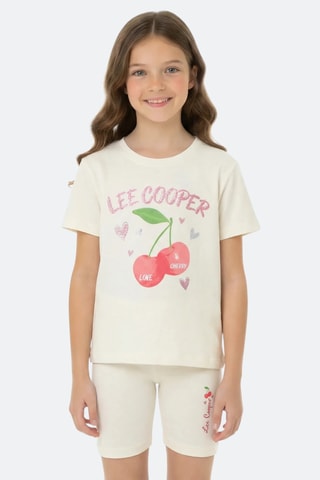 T-shirt en Short - Beige