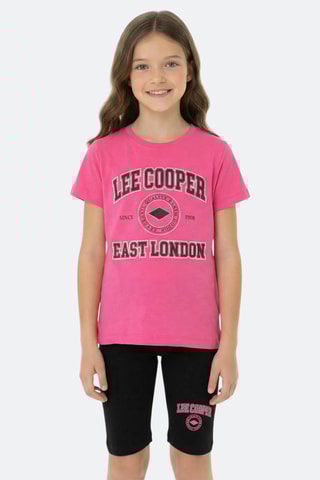 T-shirt en Bermuda - Fuchsia