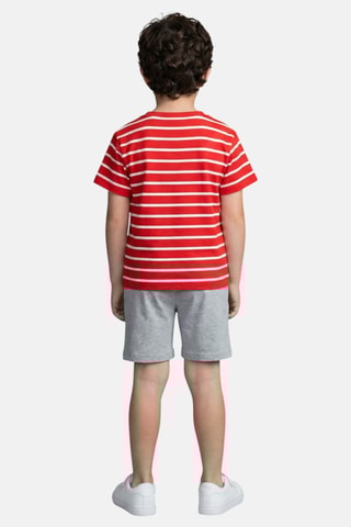 T-shirts e calções - Vermelho