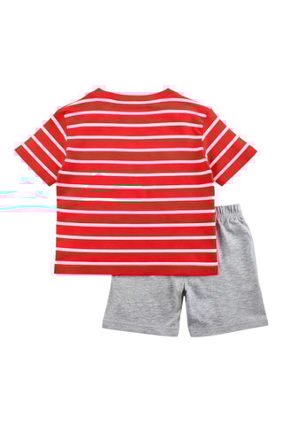 T-shirts e calções - Vermelho