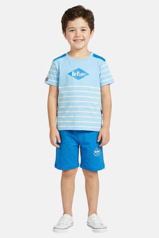 T-shirts e calções - Azul