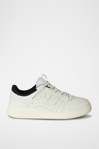 Sneakers en cuir - Blanc