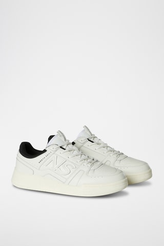 Sneakers en cuir - Blanc