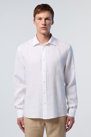 Chemise en lin - Blanc