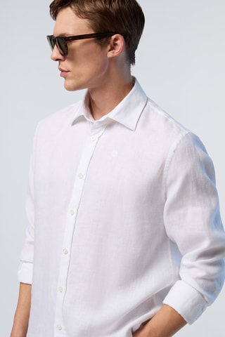 Chemise en lin - Blanc