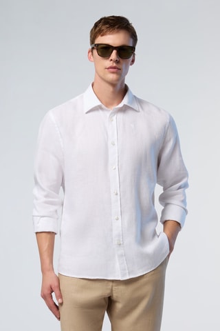 Chemise en lin - Blanc