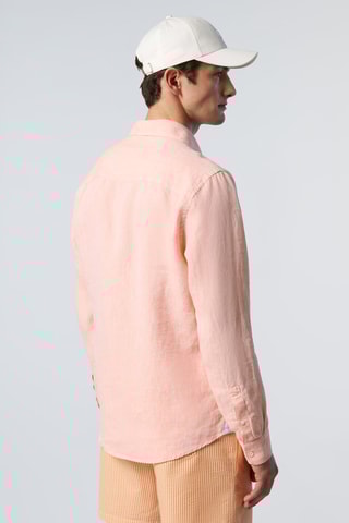 Chemise en lin - Orange