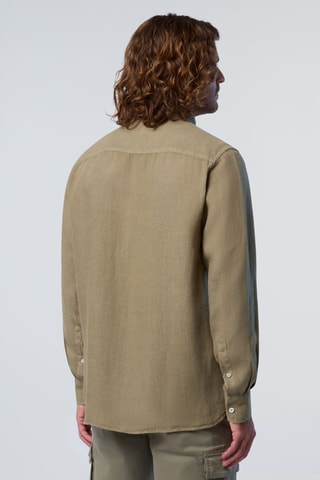 Chemise en lin - Vert