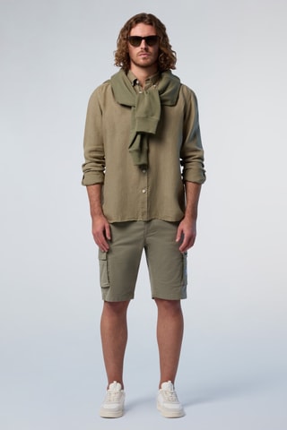 Chemise en lin - Vert