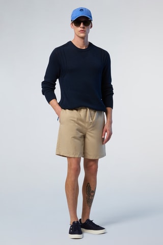 Short en lin - Beige