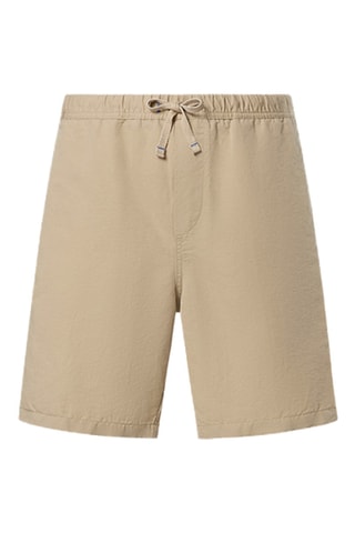 Short en lin - Beige