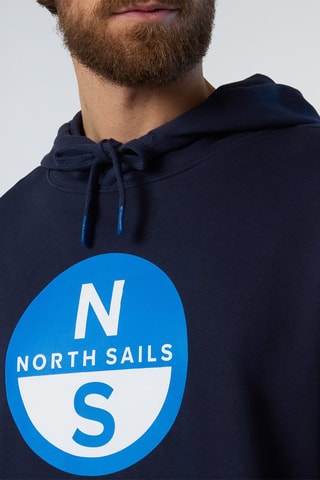 Sweat à capuche - Bleu