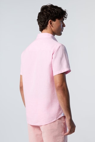 Chemise en lin - Orange