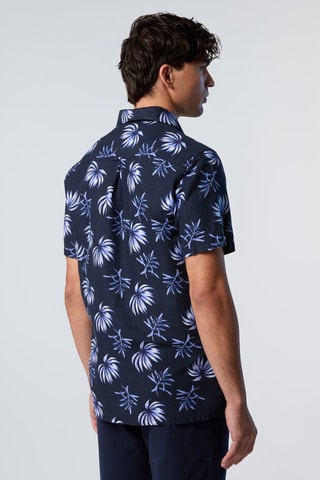 Chemise en lin - Bleu