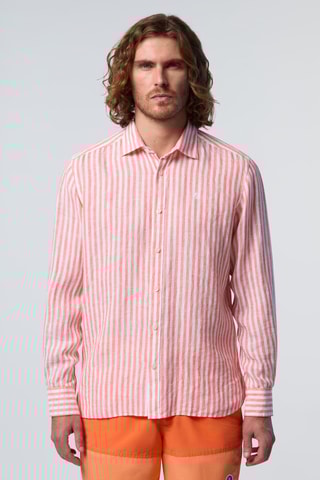 Chemise en lin - Bleu