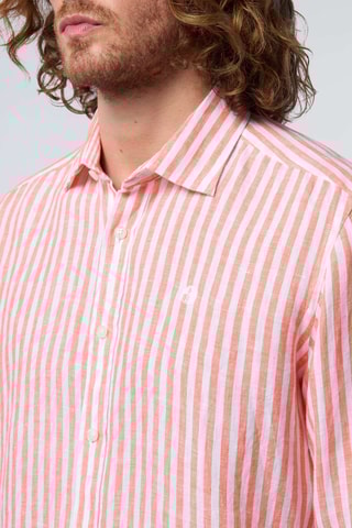 Chemise en lin - Bleu