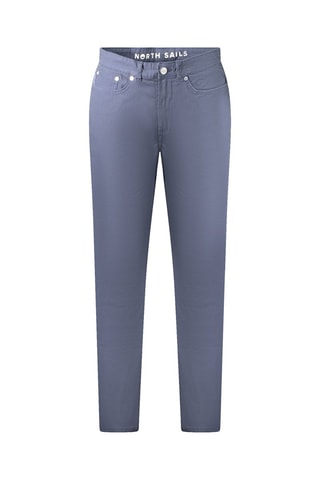 Pantalon regular - Bleu et gris
