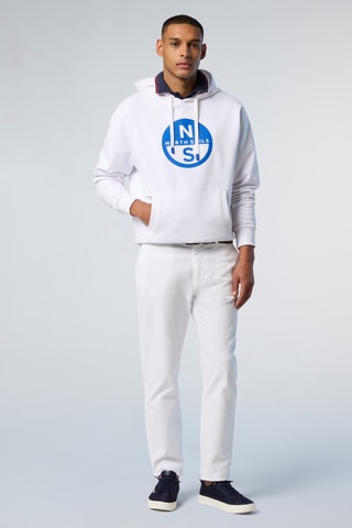 Sweat à capuche - Blanc