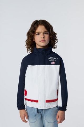 Blouson à capuche - Bleu