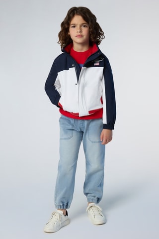 Blouson à capuche - Bleu