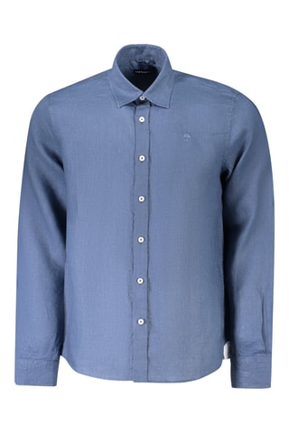 Chemise en lin - Bleu