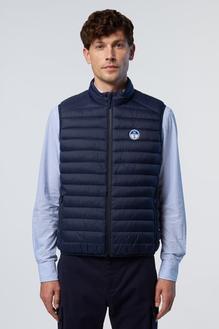 Doudoune sans manches - Bleu