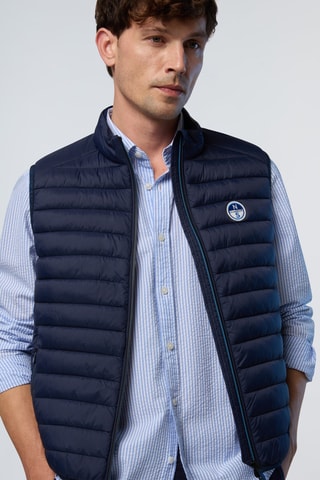 Doudoune sans manches - Bleu