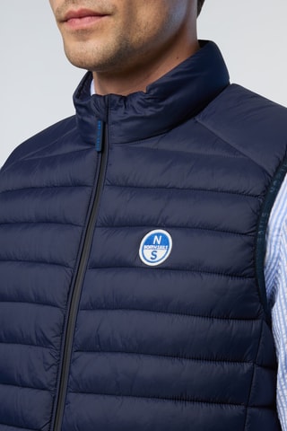 Doudoune sans manches - Bleu