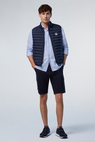 Doudoune sans manches - Bleu