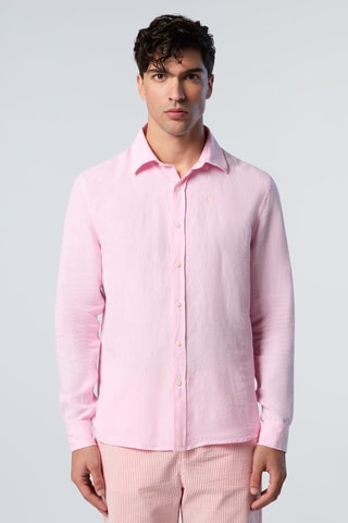 Chemise en lin - Orange