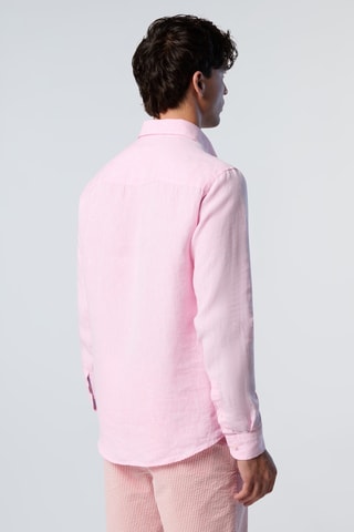 Chemise en lin - Orange