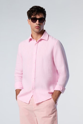 Chemise en lin - Orange