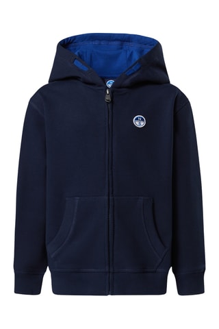 Sweat à capuche - Bleu