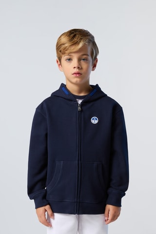 Sweat à capuche - Bleu