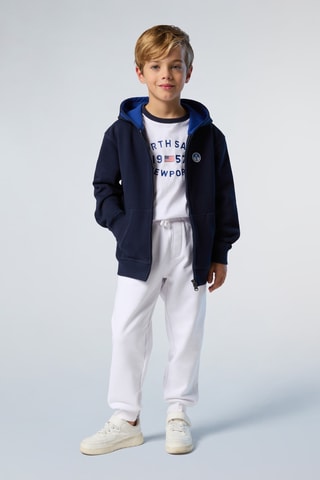 Sweat à capuche - Bleu