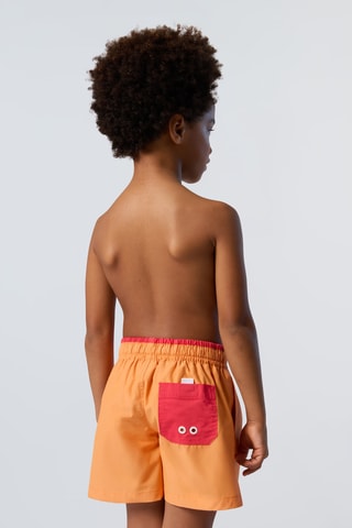 Short de bain - Orange
