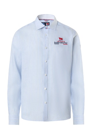 Chemise en lin - Bleu